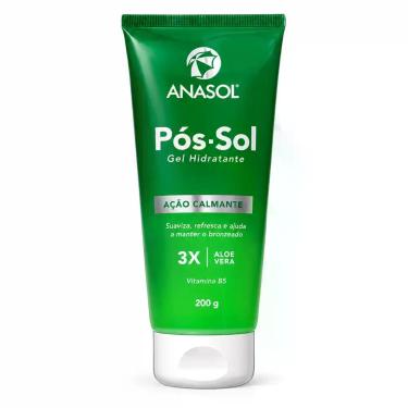 Imagem de Gel Hidratante Pós-Sol Ação Calmante Aloe Vera 200g Anasol