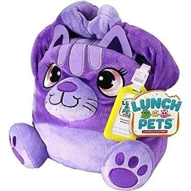 Imagem de Bolsa Térmica Lancheira Lanche Pets DTC 5261 Gato Roxo