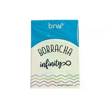 Imagem de Borracha Grande Colorida Infinity Brw Azul