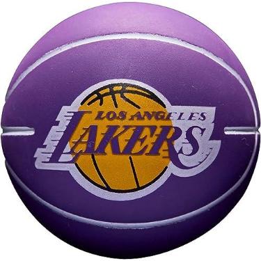 Imagem de Mini Wilson Bola Basquete Nba Dribbler La Lakers