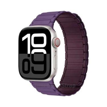 Imagem de Pulseira De Silicone Universal Para Apple Watch, Faixa Magnética Compa