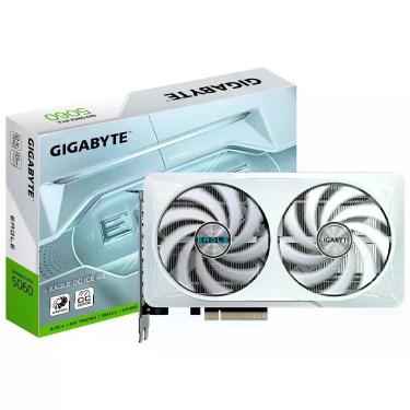 Imagem de Placa de Vídeo Geforce RTX5060 Eagle Oc Ice 8GB GDDR7 com Ray Tracing e DLSS 3.5 Gigabyte