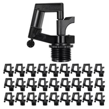 Imagem de Kit Microaspersor Rotativo Rotor Rain Rosca 1/2" Jardim Horta Irrigaçã