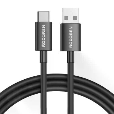 Imagem de Cabo USB-A x USB-C 3A Quick Charge 3.0 TPE 1m Rocoren