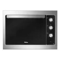 Forno Elétrico De Embutir Philco PFE47E Preto Com Bordas Inox 47L Forno Elétrico De Embutir Philco PFE47E Preto Com Bordas Inox 47L