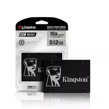 Imagem de SSD Kingston KC600 512GB SATA III Velocidade e Performance para Upgrad