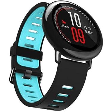 Imagem de Pulseira para Xiaomi HUAMI AMAZFIT PACE (Preto com Azul)