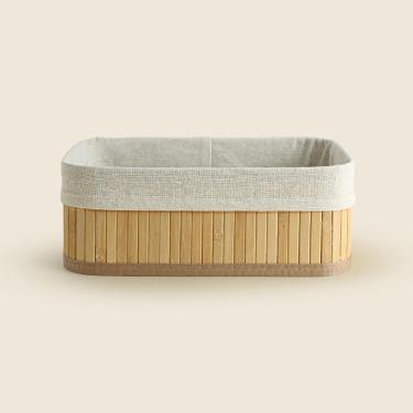 Imagem de Cesto Nature Retangular Bambu 18x10cm - A\CASA