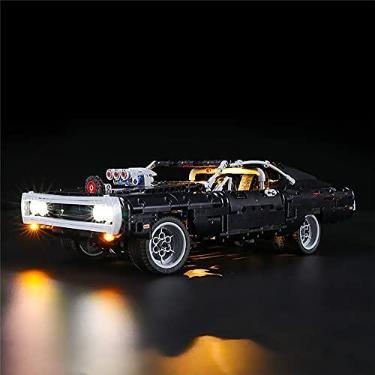 Imagem de GEAMENT LED Light Kit for Dom’s Dodge Charger - Compatible with Lego Technic Fast & Furious 42111 Race Car Model (Lego Set Not Included)