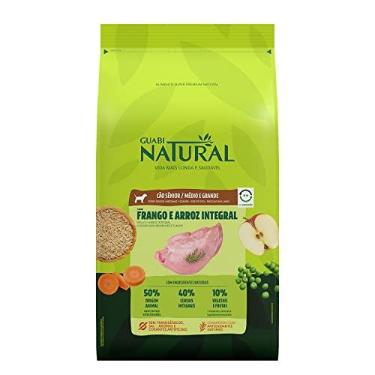 Imagem de Guabi Natural, Ração Cães Sênior Porte Médio E Grande, Frango E Arroz Integral, 12Kg