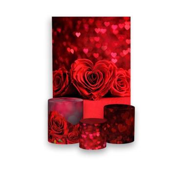 Imagem de Painel De Festa Vertical 1,50 x 2,20 + Trio De Capas Cilindro - Dia do