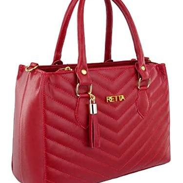 Imagem de Bolsa Feminina Transversal de Mão e Ombro Retta (VERMELHO)