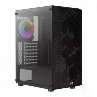 Imagem de Gabinete Gamer Aerocool Hive Preto Rgb Lateral Vidro