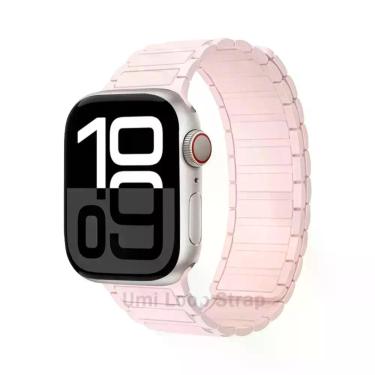 Imagem de Pulseira De Silicone Universal Para Apple Watch, Faixa Magnética Compa