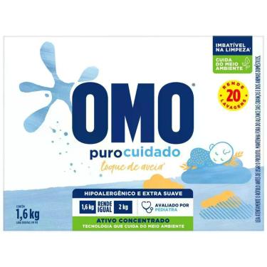 Imagem de Sabão em Pó Omo Puro Cuidado Toque de Aveia - 1,6Kg