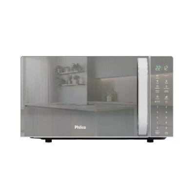 Imagem de Micro-ondas Philco Espelhado/Branco Tira Odor 20L 127V PMO24E