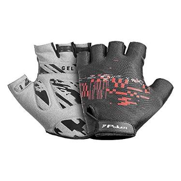 Imagem de Luva Bike Poker Gel Energy 01927 Preto/Vermelho GG