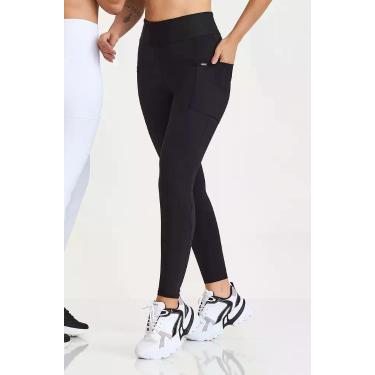 Imagem de Legging com Bolsos Laterais  3310 A - Yoga, PEQUENO, Preto
