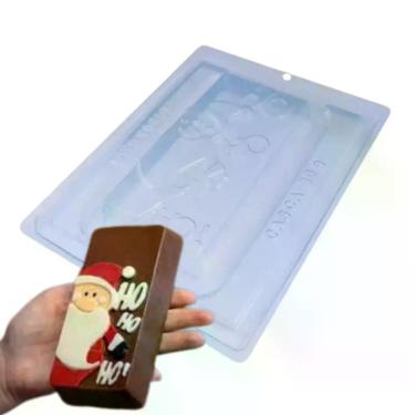 Imagem de Forma Tablete Papai Noel 3 Partes Tradicional Acetato E Silicone Choco