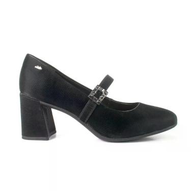 Imagem de Sapato Scarpin Boneca Salto Bloco Dakota Feminino D0282 Preto, 35, Pre
