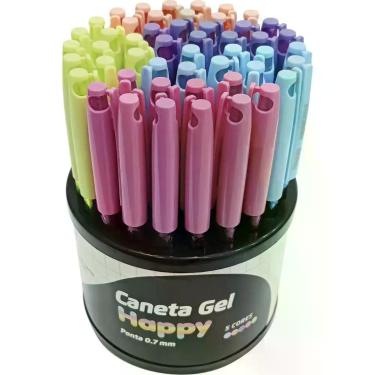 Imagem de Caneta GEL HAPPY 0.7MM 5CORES - Leonora