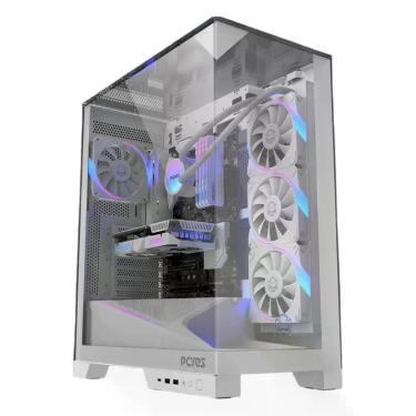 Imagem de Gabinete Gamer PCYES Forcefield Dome White GHOST - GFFDWG
