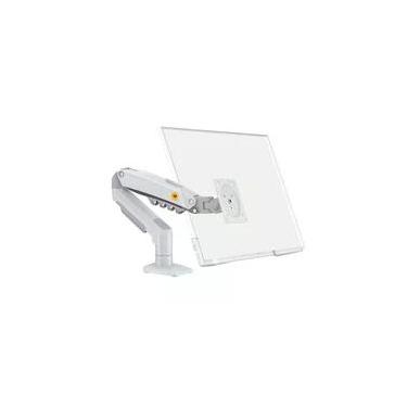 Imagem de Suporte de Mesa Articulado para Monitor de 17" a 32" North Bayou, Ajustes com Pistão a Gás, Branco - F80-XE NB