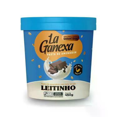Imagem de Pasta de Amendoim com Whey Protein Sabor Leitinho La Ganexa 450g