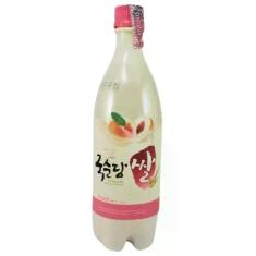 Vinho de Arroz Coreano Makgeolli Pêssego 750ml - Kooksoondang