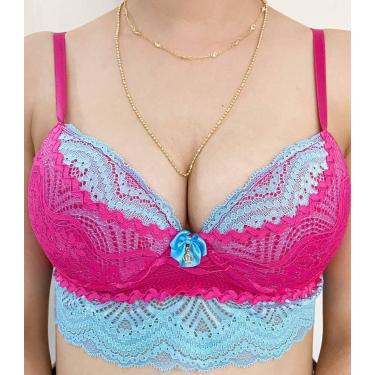 Imagem de Lingerie/ conjunto de renda sutiã + calcinha fio - Lora arruda , G