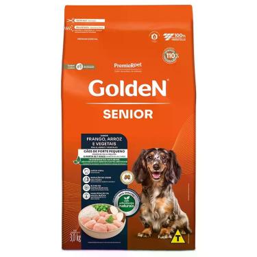 Imagem de Ração Golden Fórmula Mini Bits para Cães Senior de Porte Pequeno Sabor