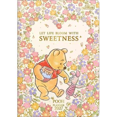Imagem de Planner Grampeado 17,8 x 25,4 cm Pooh 90 G 2027 Tilibra 393885, Let Li