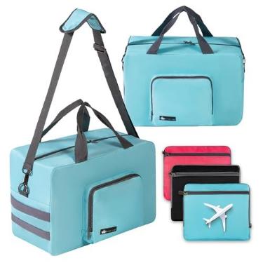Imagem de BETTERLINE Bolsa De Viagem Para Itens Pessoais Companhias Aéreas - Mão E Debaixo Do Assento, Mala Cabine, Grande Mulheres Homens, Dobrável, Resistente À Água, Pernoite, 40 X 25 20 Cm