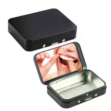Imagem de Estojo de Fio Dental Kexinglu 88x58x18mm 2 Unidades Preto