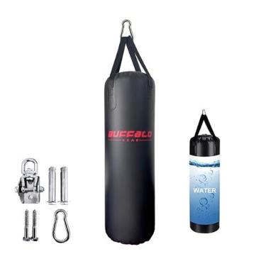Imagem de Buffalo Gear Saco de pancada de água, saco de pancadas pesado ajustável de 75 kg, bolsa de boxe para adultos e adolescentes, bolsa de treinamento para fitness