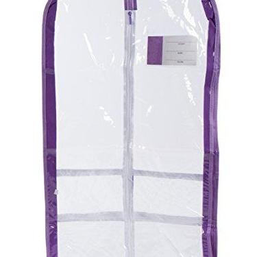 Imagem de Bolsa de plástico transparente com bolsos para competições de dança Danshuz – Lavanda