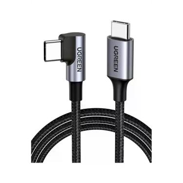 Imagem de Cabo Ugreen USB-C/USB-C 90 100W US334 1M - Preto