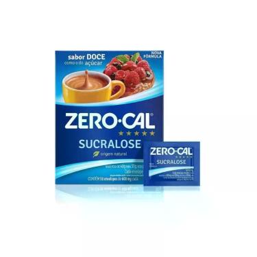 Imagem de Adoçante em Pó Zero-Cal Sucralose Sachê 50 Unidades de 0,6 g