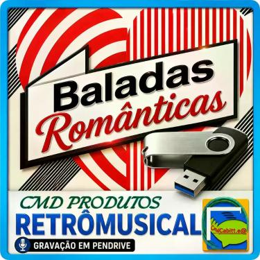 Imagem de Pen drive 8gb com Músicas = Balada Romântica Internacional (mp3) Playl