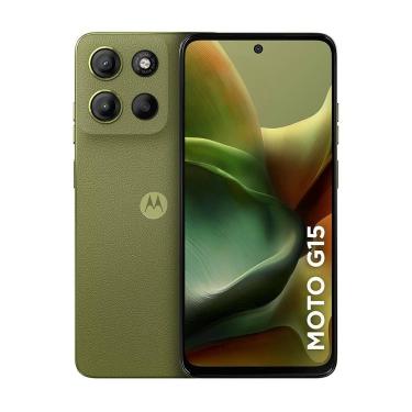 Imagem de Usado: Moto g15 256GB Verde Muito Bom - Trocafy - Motorola, Usado