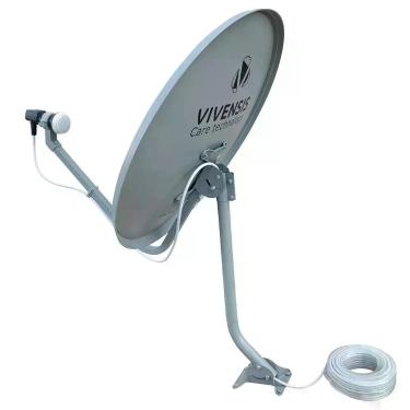 Imagem de Mini Antena Parabólica Externa Vivensis 60cm