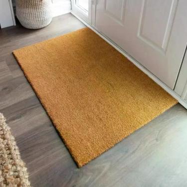 Imagem de Capacho de Fibra de Coco 1,20x60cm Natural e Durável Uso Externo e Int