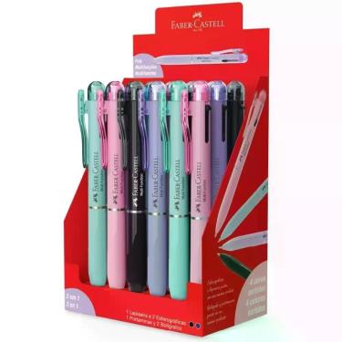 Imagem de Lapiseira 0.7MM POLY LAPISEIRA/CANETA 3EM1 MIX DP.C/18 - FABER-CASTELL