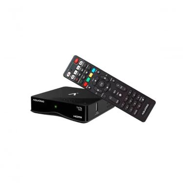 Imagem de Receptor de TV Via Satélite Aquário DTH-9000 Satbox TV Digital em Alta Definição HDMI USB Banda KU Bivolt