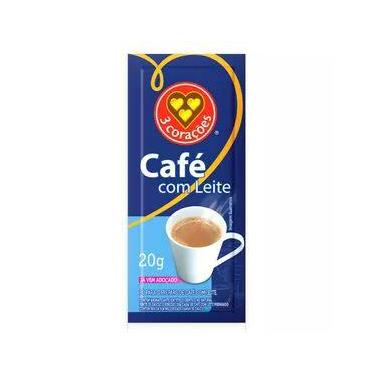 Imagem de Café com Leite 3 Corações 10 Sachês com 20g Cada