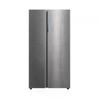 Imagem de Geladeira Midea Side By Side Frost Free Inverter 700L Smart Sense Light RMS923 Inox Bivolt