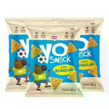 Imagem de Kit Yo Snack Infantil Requeijão Vegano - Nhami Mami 3 Unidades 40g