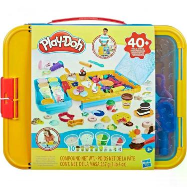 Imagem de Brinquedo Super Sobremesas Kit Criação de Doces com Massinha Atóxica e Acessórios Hasbro