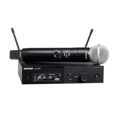 Imagem de Shure SLXD24/SM58-G58 Microfone sem Fio Dinâmico Cardióide SM58 para Vocais