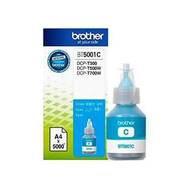 Imagem de Garrafa de tinta original Brother para Inktank Bt5001c Ciano 48,8ml